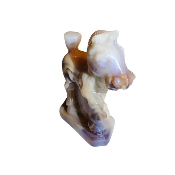 Heisey by Imperial caramel slag Sparky the Plug Horse - Picture 7 of 9